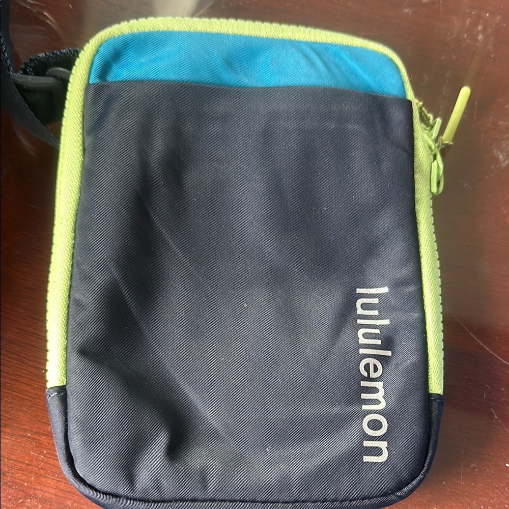 lululemon athletica Black and Blue Belt Bag